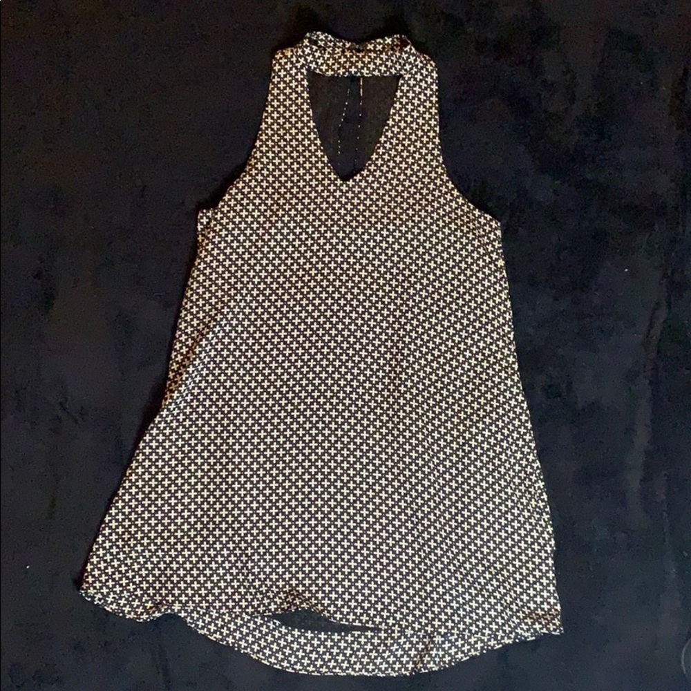 Patterned mini dress